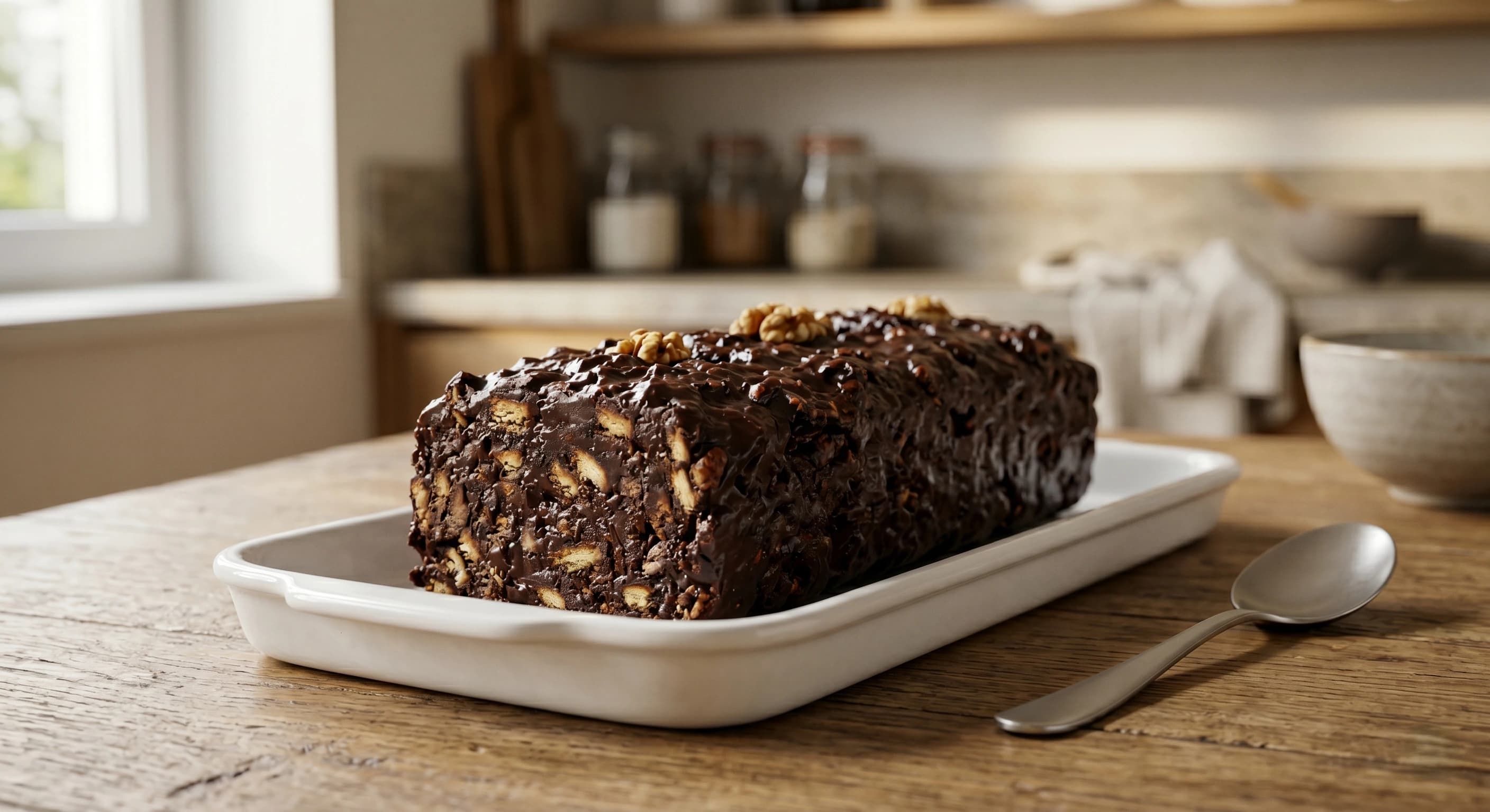Childhood Favorite: Mosaic Cake (No-Bake Biscuit Roll)
